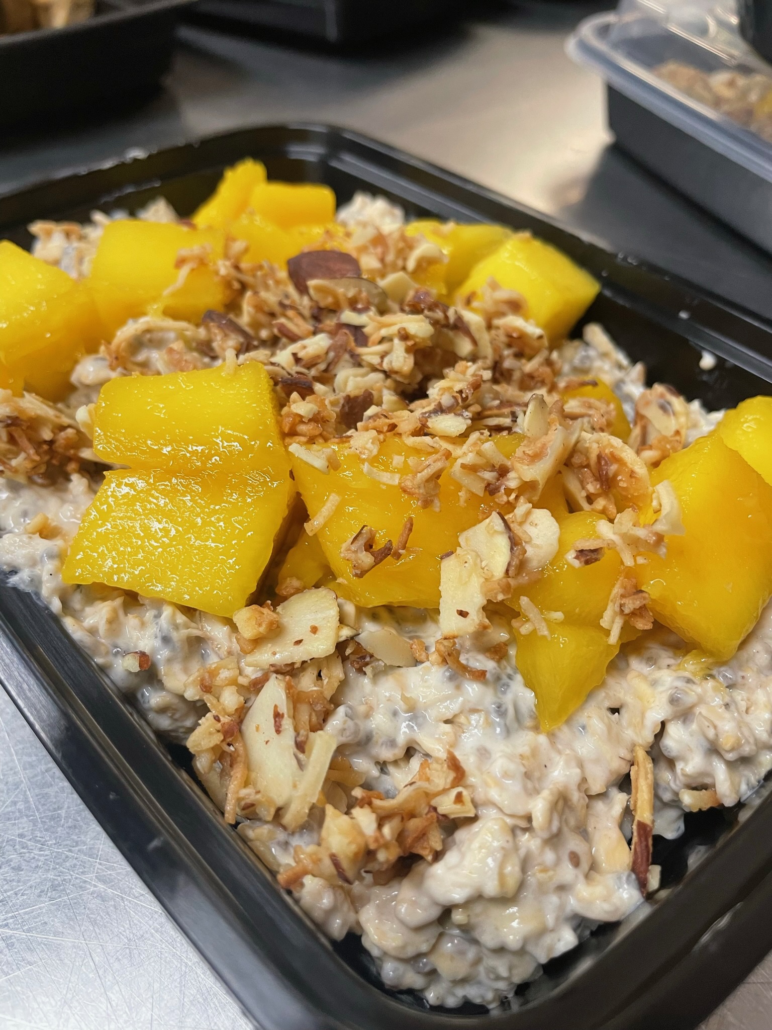 Mango Coconut Overnight Oats