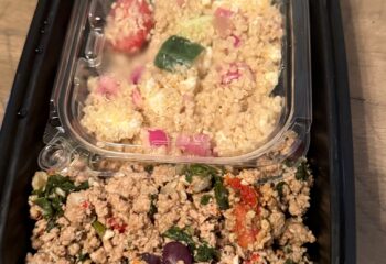 Greek Ground Turkey Plate