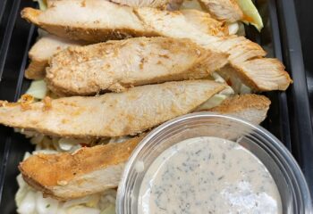 Spicy Ranch Cabbage Salad