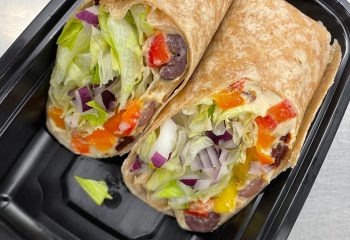 Hummus Veggie Wrap