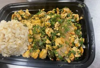 Kimchi Tofu Scramble